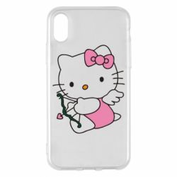 Чехол для iPhone X/Xs Kitty амурчик - PrintSalon