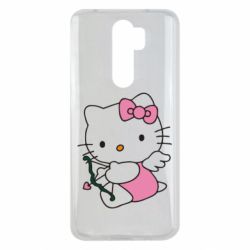 Чехол для Xiaomi Redmi Note 8 Pro Kitty амурчик - PrintSalon