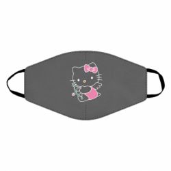 Маска многоразовая Kitty амурчик - PrintSalon