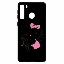 Чехол для Samsung A21 Kitty амурчик - PrintSalon
