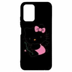 Чехол для Xiaomi Redmi Note 10 Kitty амурчик - PrintSalon