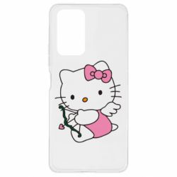 Чехол для Xiaomi Redmi Note 10 Pro Kitty амурчик - PrintSalon