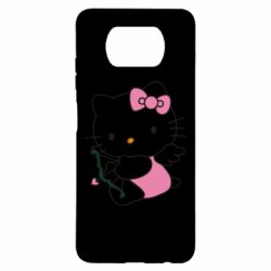 Чехол для Xiaomi Poco X3 Kitty амурчик - PrintSalon