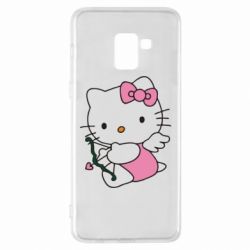 Чехол для Samsung A8+ 2018 Kitty амурчик - PrintSalon