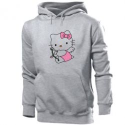 Мужское худи Kitty амурчик - PrintSalon