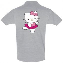 Мужское поло Kitty балярина - PrintSalon
