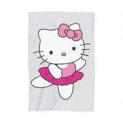 Полотенце с принтом Kitty балярина - PrintSalon