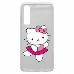 Чехол для Huawei P30 Kitty балярина-PrintSalon Чехол для Huawei P30 Kitty балярина