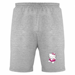Мужские шорты Kitty балярина - PrintSalon