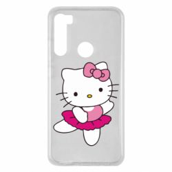 Чехол для Xiaomi Redmi Note 8 Kitty балярина - PrintSalon