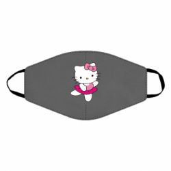 Маска многоразовая Kitty балярина - PrintSalon