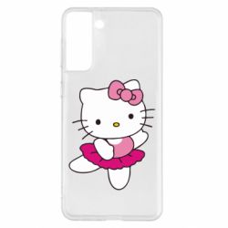 Чехол для Samsung S21+ Kitty балярина - PrintSalon
