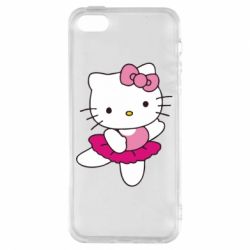 Чехол для iPhone5/5S/SE Kitty балярина - PrintSalon