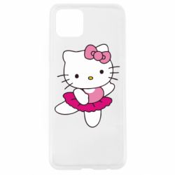 Чехол для Oppo A92s Kitty балярина - PrintSalon