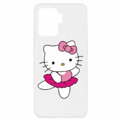 Чехол для Oppo Reno 5 Lite Kitty балярина - PrintSalon