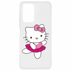 Чехол для Xiaomi Redmi Note 10 Pro Kitty балярина - PrintSalon
