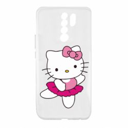 Чехол для Xiaomi Redmi 9 Kitty балярина - PrintSalon