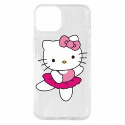 Чехол для iPhone 14 Kitty балярина - PrintSalon