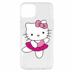 Чехол для iPhone 14 Plus Kitty балярина - PrintSalon