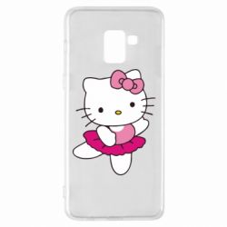 Чехол для Samsung A8+ 2018 Kitty балярина - PrintSalon