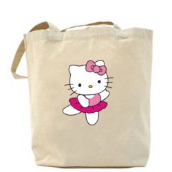 Эко-сумка Kitty балярина - PrintSalon