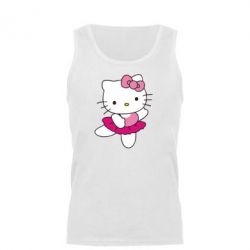 Мужская майка Kitty балярина - PrintSalon