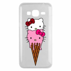 Чехол для Samsung J3 2016 Kitty ice cream - PrintSalon