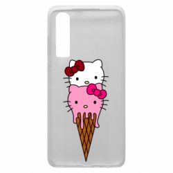 Чехол для Huawei P30 Kitty ice cream - PrintSalon