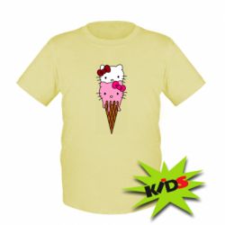 Детская футболка Kitty ice cream - PrintSalon
