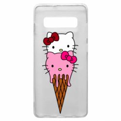 Чехол для Samsung S10+ Kitty ice cream - PrintSalon