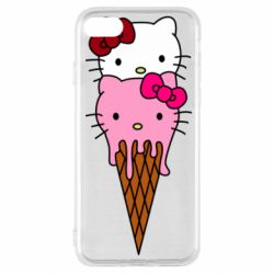 Чехол для iPhone SE 2022 Kitty ice cream - PrintSalon