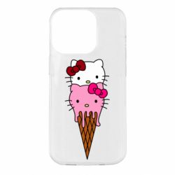 Чехол для iPhone 14 Pro Kitty ice cream - PrintSalon