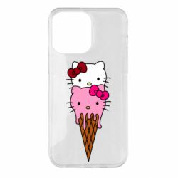 Чехол для iPhone 14 Pro Max Kitty ice cream - PrintSalon