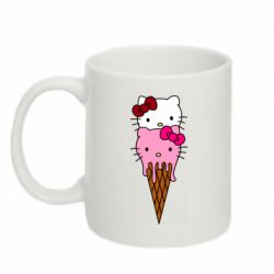 Чашка 320ml Kitty ice cream