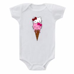 Детский бодик Kitty ice cream - PrintSalon