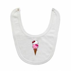 Слюнявчик  Kitty ice cream - PrintSalon