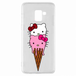 Чехол для Samsung A8+ 2018 Kitty ice cream - PrintSalon