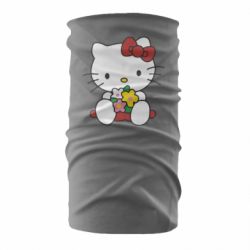 Бандана Kitty с букетиком - PrintSalon