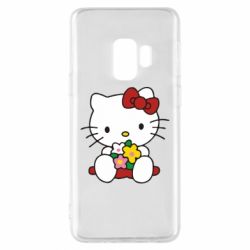 Чехол для Samsung S9 Kitty с букетиком - PrintSalon