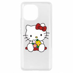 Чехол для Xiaomi Mi11 Kitty с букетиком - PrintSalon