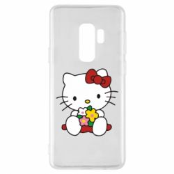 Чехол для Samsung S9+ Kitty с букетиком - PrintSalon