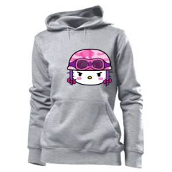 Женское худи Kitty-вояка - PrintSalon