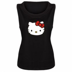 Женская майка Kitty - PrintSalon