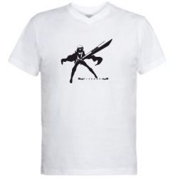 Чоловіча футболка з V-подібним вирізом Клеймор - PrintSalon