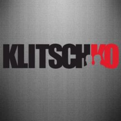 Наклейка Klitschko - PrintSalon