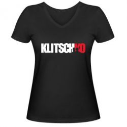 Жіноча футболка з V-подібним вирізом Klitschko - PrintSalon