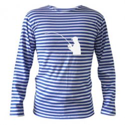 Тельняшка с длинным рукавом Клюёт! - PrintSalon