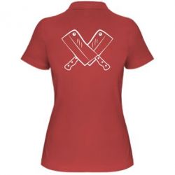 Женское поло Knives - PrintSalon