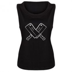 Женская майка Knives - PrintSalon