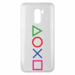 Чохол для Xiaomi Pocophone F1 Кнопки PlayStation - PrintSalon